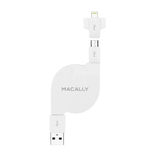 Macally Retractable Sync and Charge Cable