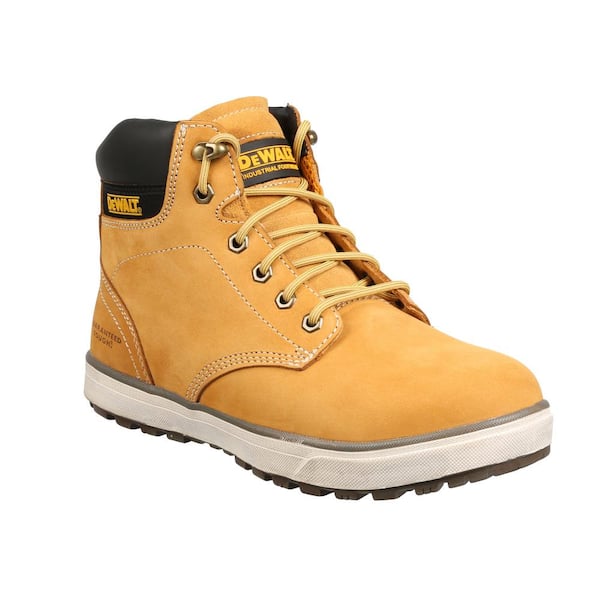 DEWALT Men's Plasma 6 Inch Work Boots - Steel Toe - Wheat Size 12(M)