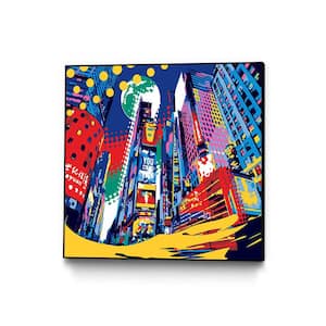 20 in. x 20 in. "Time Square" by Ray Lengel Framed Wall Art