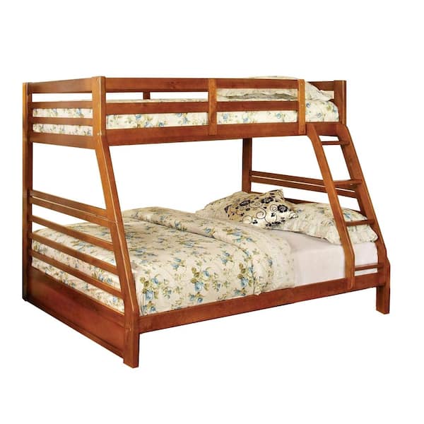 William's Home Furnishing California III Oak Twin Size Bunk Bed