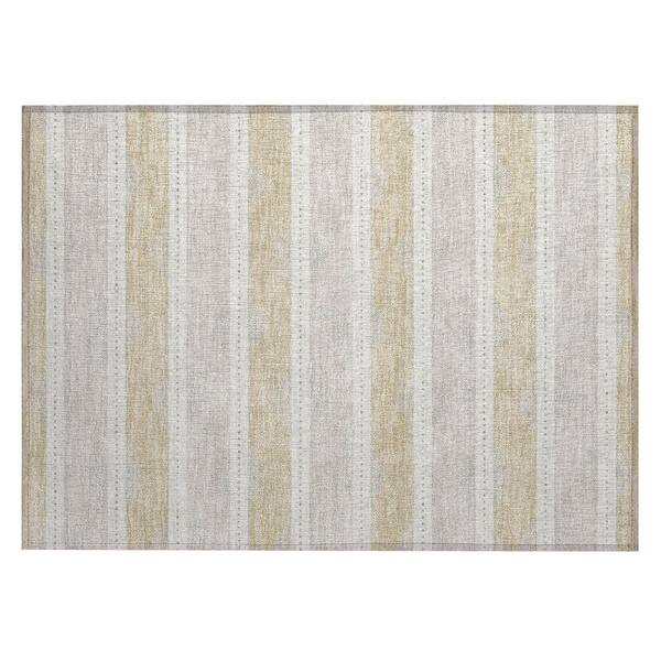 Chantille Machine Washable Indoor/Outdoor Abstract ACN3067 Ivory 3 ft. x 4 ft. Area Rug