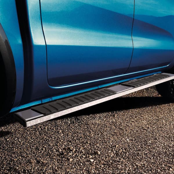 Running Boards, 6 in. Step Bars Compatible with 2007-2018 Chevy Silverado, 201 Stainless Steel Side Steps Nerf Bars