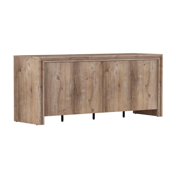Manhattan Comfort Corin 60 in. Contemporary Brown Composite Wood