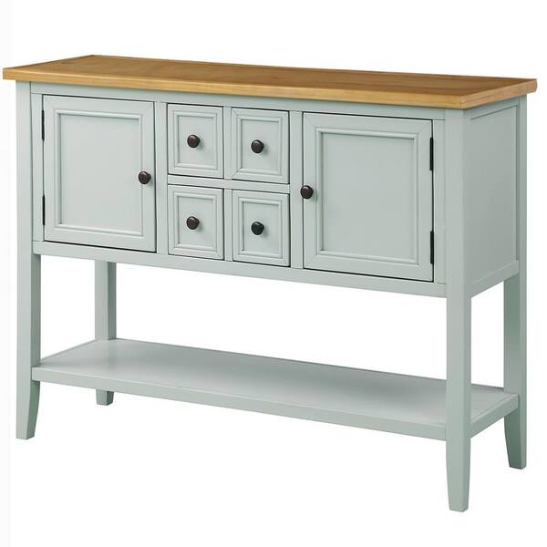 Unbranded 46 in. W x 15 in. D x 34 in. H Bathroom Lime White Linen Cabinet