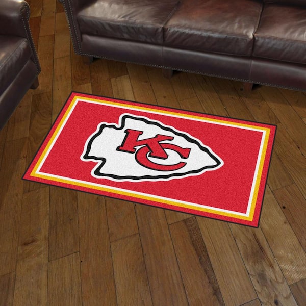 NFL - Kansas City Chiefs 3 ft. x 5 ft. Ultra Plush Area Rug