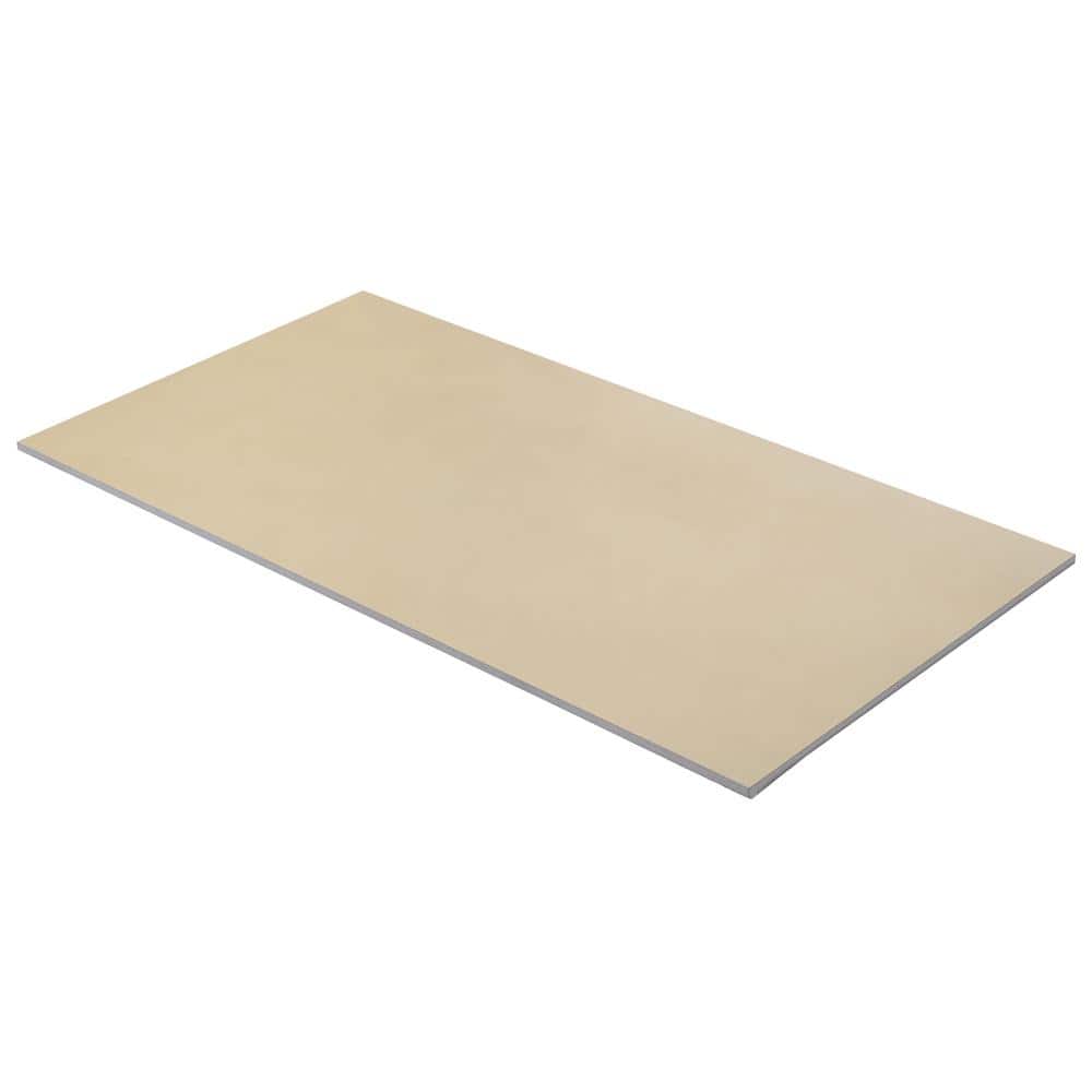 Catlinite Large Yellow Matte Porcelain Rectangular Tile
