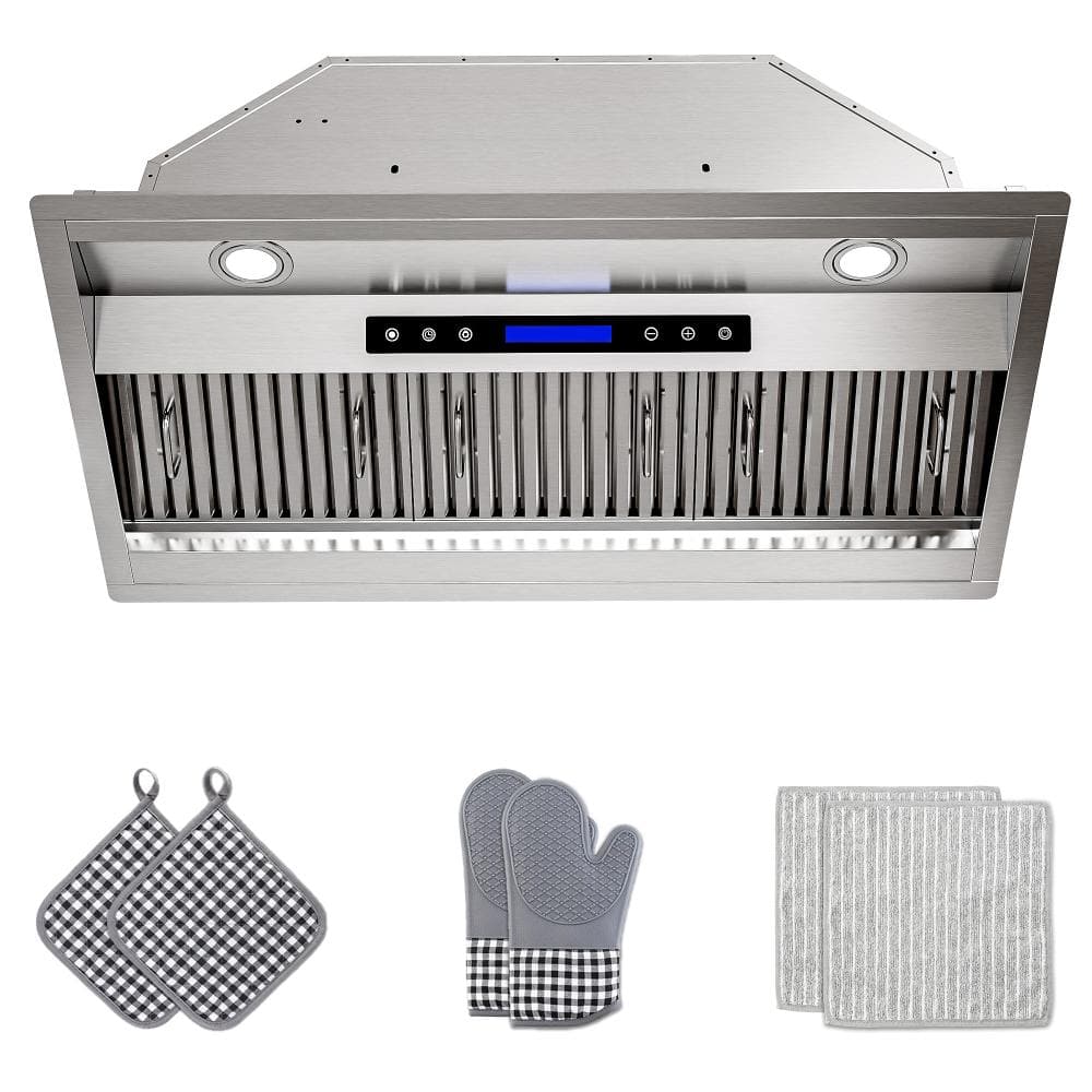 36 in. 300 CFM Convertible Insert Range Hood with Remote, Touch Control LCD, Long-Term Warranty in Stainless Steel price history on PriceWatchPro