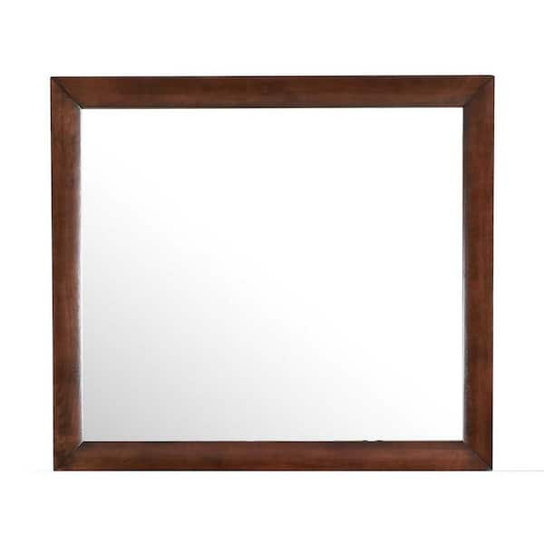 AndMakers Marilla 35 in. x 39 in. Modern Rectangle Framed Dresser Mirror