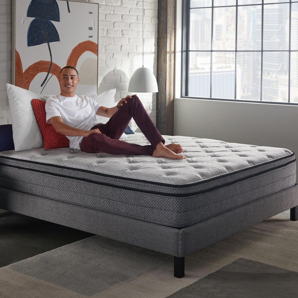Queen 12-Inch White Hybrid Gel Memory Foam Mattress
