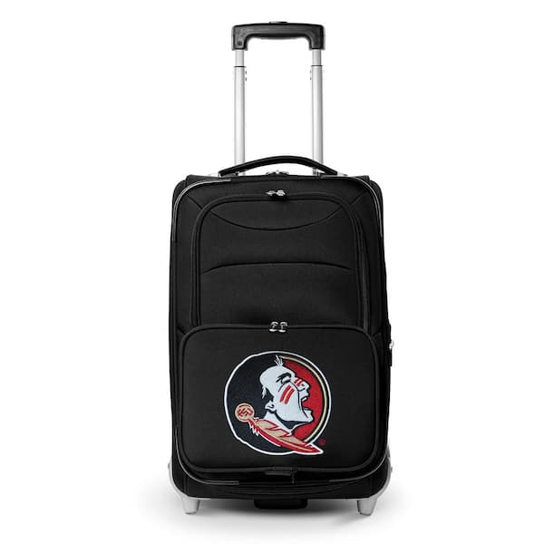 Denco NCAA Florida State 21 in. Black Carry-On Rolling Softside Suitcase