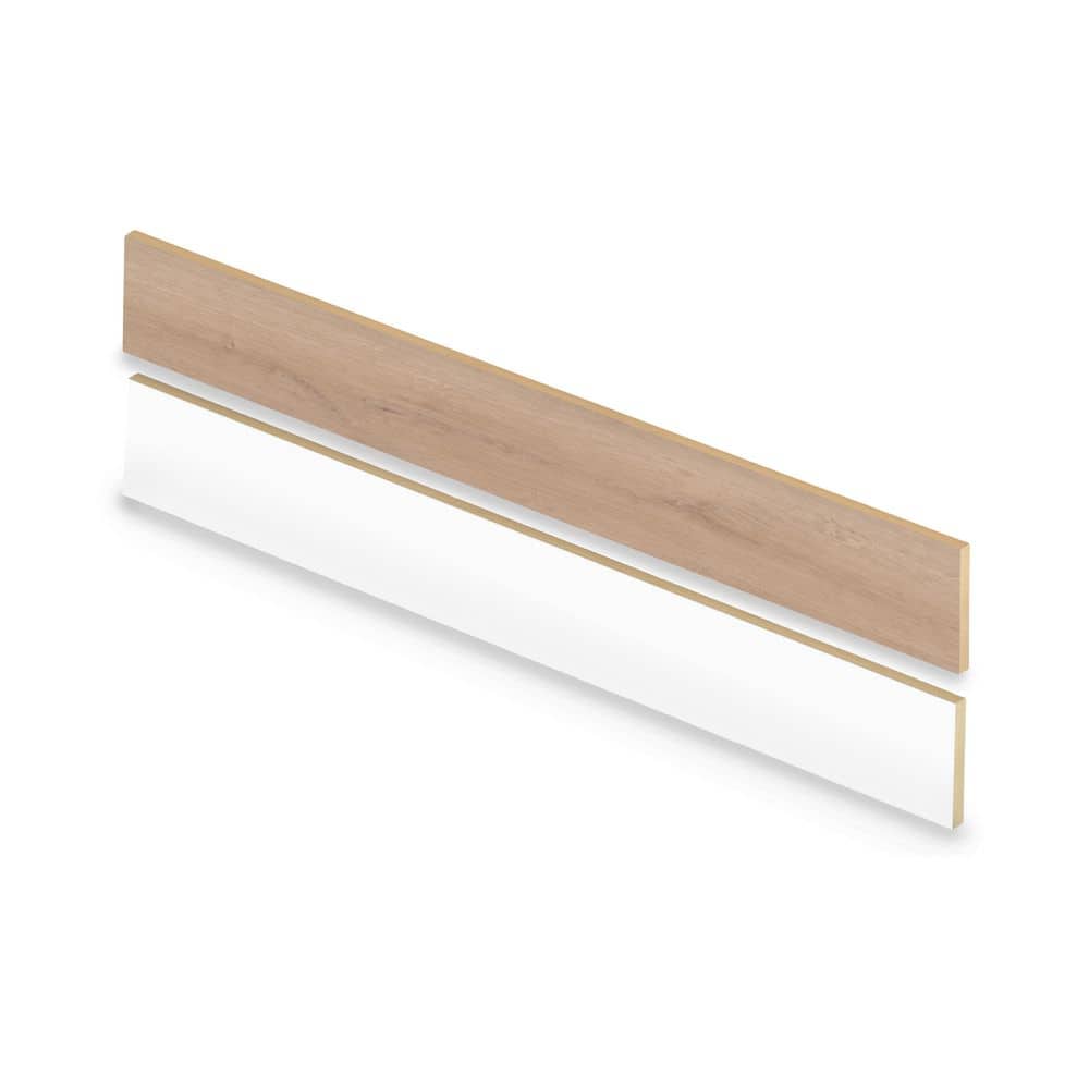 Sage Street Oak 47 in. L x 7.37 in. W x 12.7 mm T Vinyl Overlay Stair Reversible Riser price history on PriceWatchPro