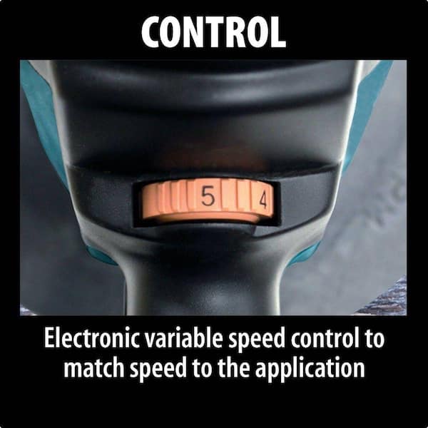 Makita Disc Sander 7 in 7.9 Amp Variable Speed Corded Backing Pad Lock On Switch
