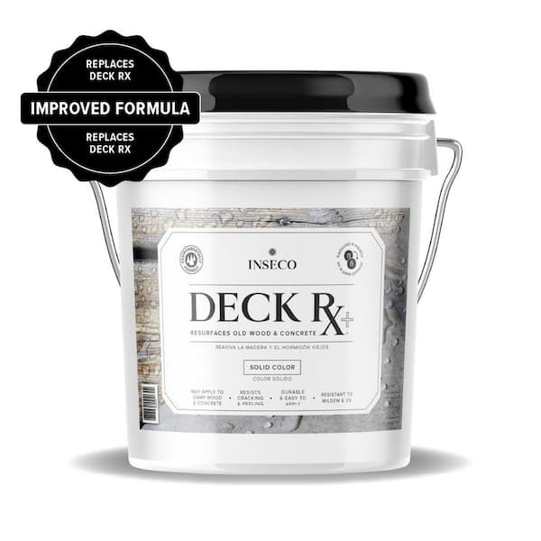 DeckRx Plus 5 Gal. True Ebony Exterior Wood Sealer Stain