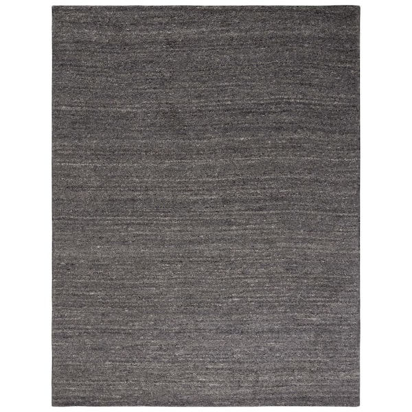 SAFAVIEH Himalaya Grey 9 ft. x 12 ft. Solid Color Area Rug
