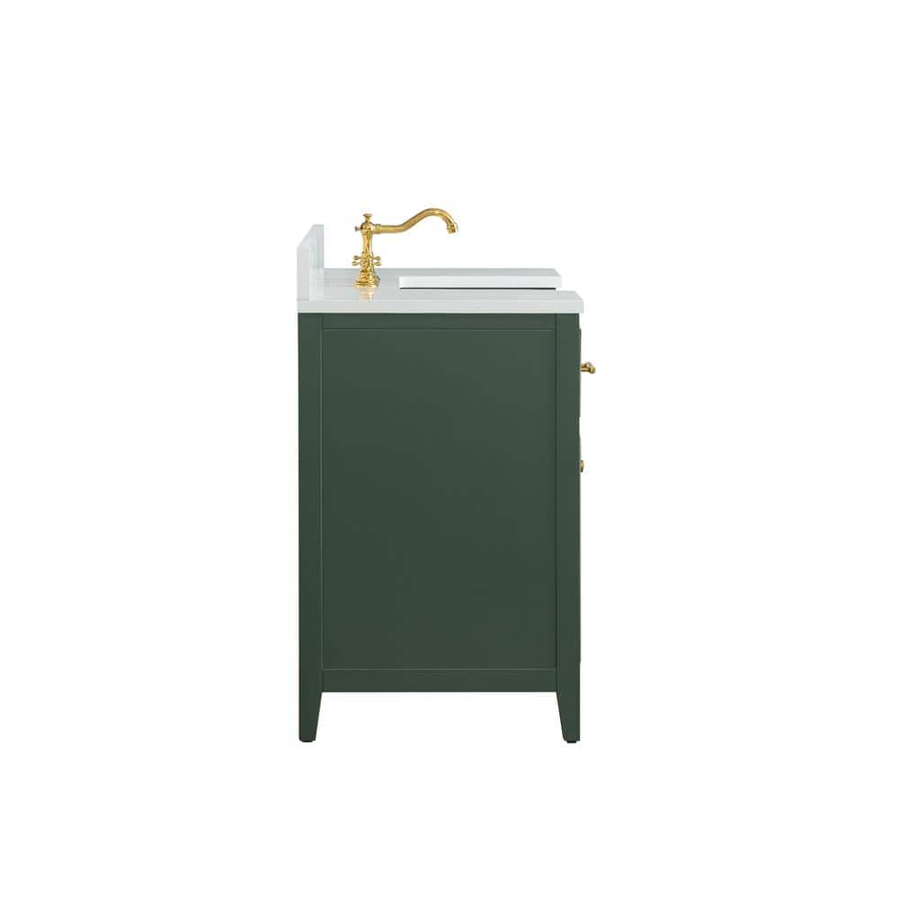 Evergreen 42'' Freestanding Single Bathroom Vanity with Ceramic Sink