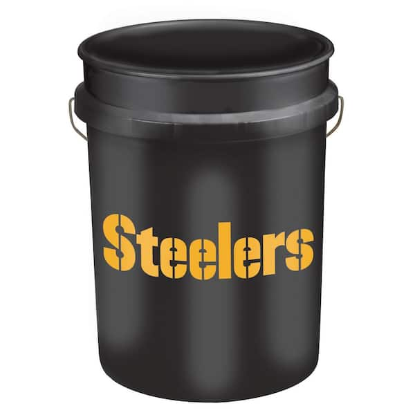 Leaktite 5 gal. Steelers NFL Bucket 0252619 - The Home Depot