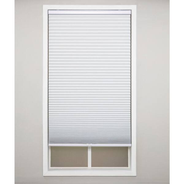 Eclipse White Cordless Blackout Polyester Cellular Shades - 48.5 in. W x 48 in. L