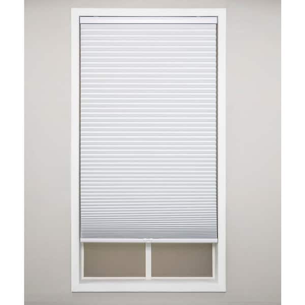 Eclipse White Cordless Blackout Polyester Cellular Shades - 30 in. W x 72 in. L