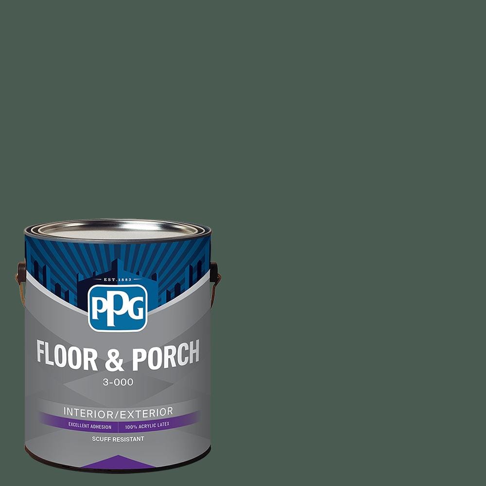 dark green porch paint