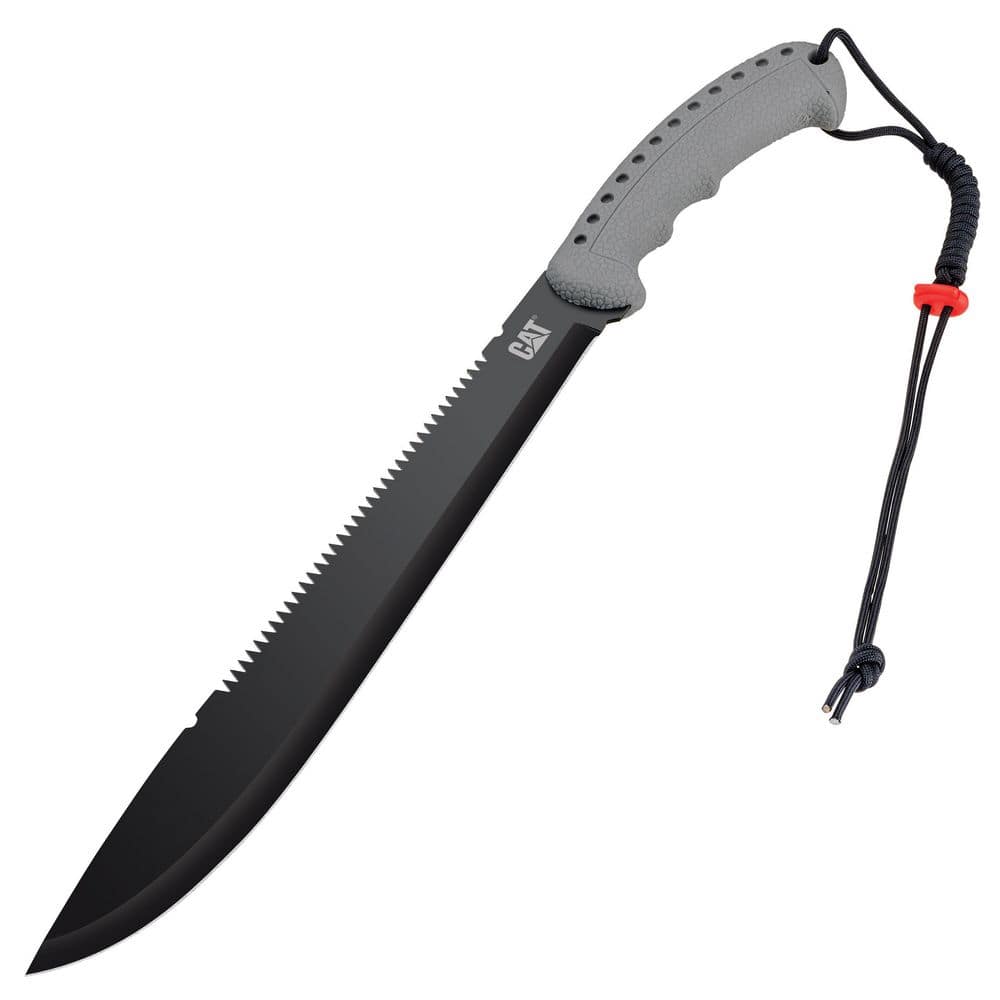 CAT 21 in. Stainless Steel Latin Machete with Sheath and Shoulder