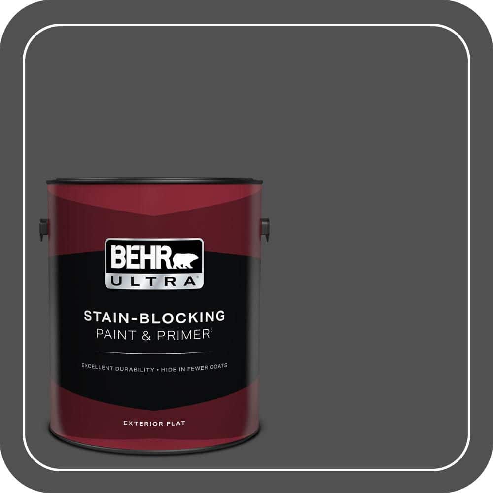 1 gal. #N460-7 Space Black Flat Exterior Paint & Primer price history on PriceWatchPro