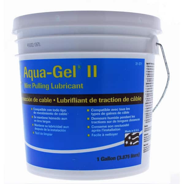 IDEAL 1 Qt. Aqua-Gel II Non-Toxic Cable Pulling Lubricant (2-Bottles)  31-378 - The Home Depot