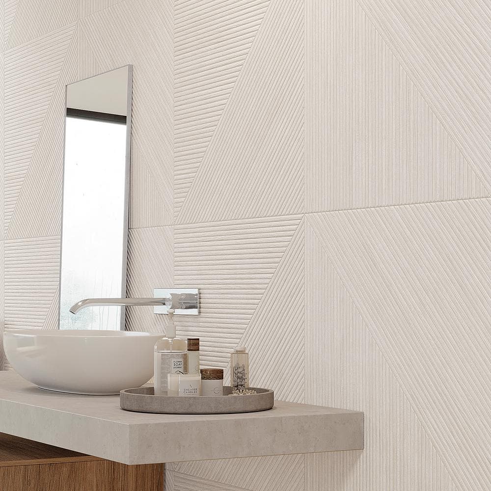 Ash 24x48 Matte Porcelain Fluted Wall Tile