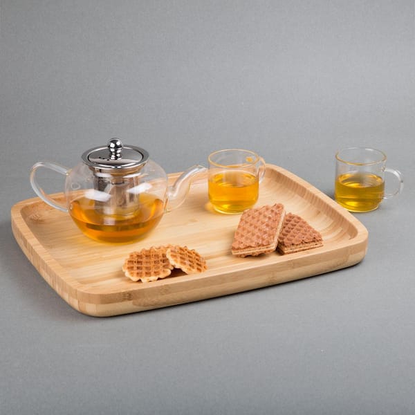 Crystal Clear Mini Glass Coffee Tea Cup with Small Glass Tea Tray Saucer Set