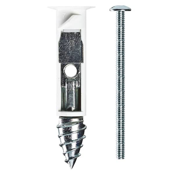 Cobra Anchors 1/8 in. X 2 in. Zinc-Plated Pan-Head Combination Drive Screw-in Anchors (2-Pack)
