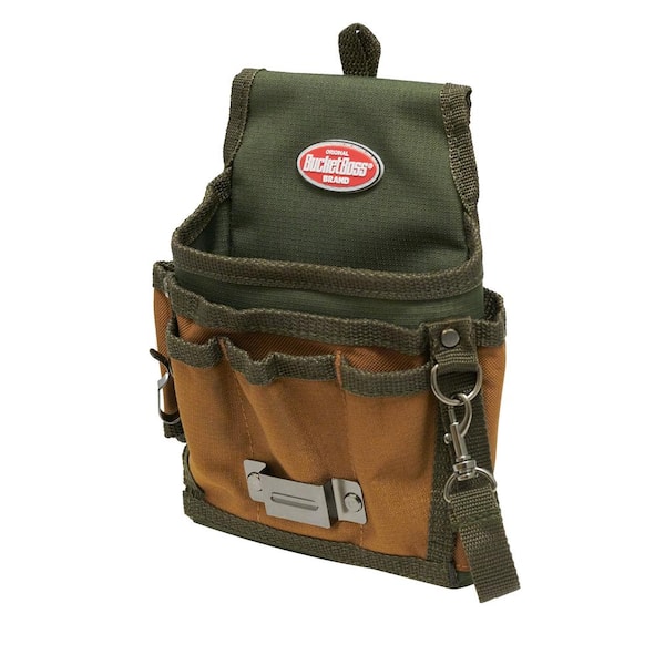  Bucket Boss - Utility Pouch with FlapFit, Pouches - Original  Series (54170), Brown : Everything Else