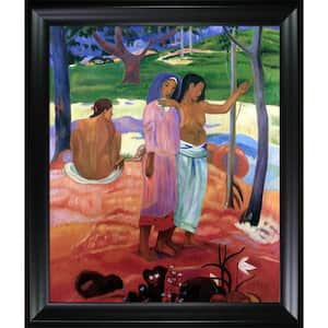The Call, 1902 by Paul Gauguin Black Matte Framed People Oil Painting Art Print 25 in. x 29 in.