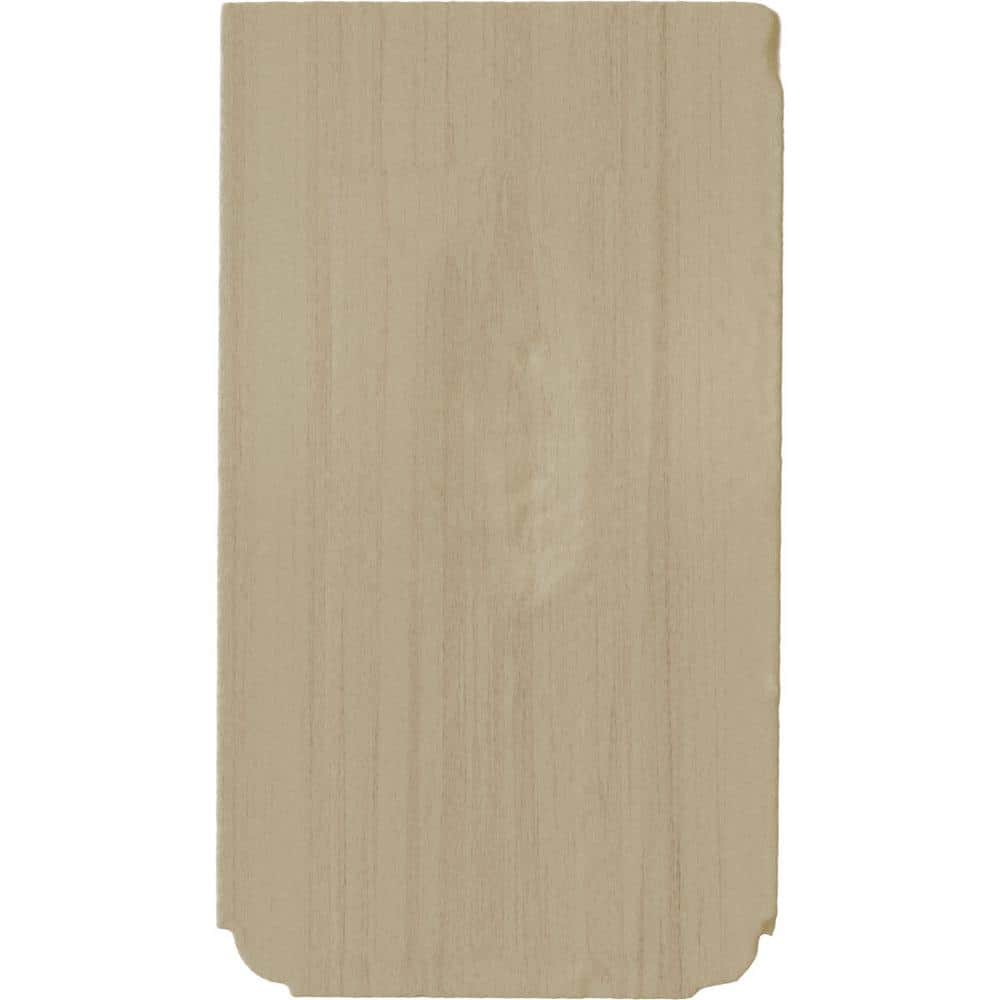 Unfinished Rubberwood Traditional Mission Corbel 4.5"