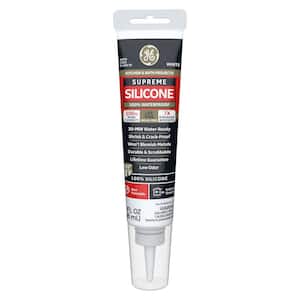 GE Supreme Silicone Kitchen and Bath, Tub and Tile 10.1-oz Clear