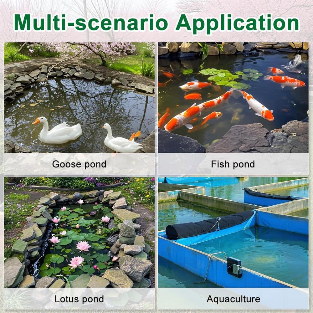 15 x 20ft Black PE Pond Liner for Water Features