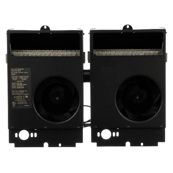 Cadet Com-Pak Twin 4,000-Watt 208-Volt Fan-Forced Wall Heater Assembly