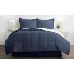 Performance 8-Piece Navy King Comforter Set