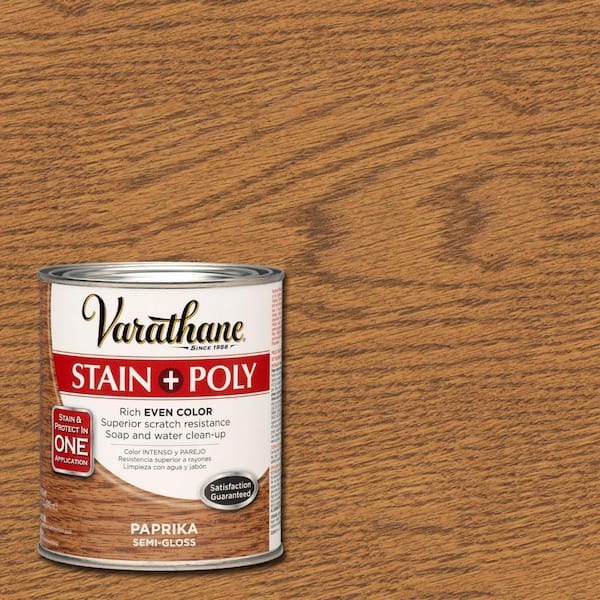 Varathane 1 qt. Paprika Stain and Polyurethane