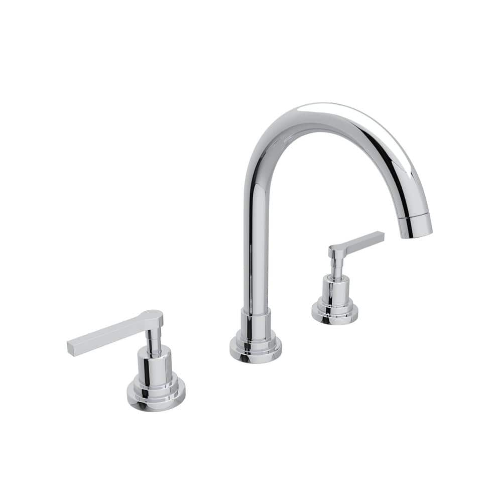 UPC 824438217461 product image for Lombardia 8 in. Widespread 2-Handle High-Arc Bathroom Faucet in Polished Chrome | upcitemdb.com