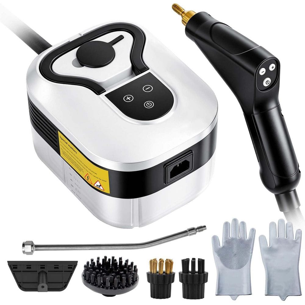 2500W Corded Steam Cleaner for Home and Car with 6-Level Touch Control, 15s Fast Heat, 1.2L Tank, 14 pcs Kit price history on PriceWatchPro