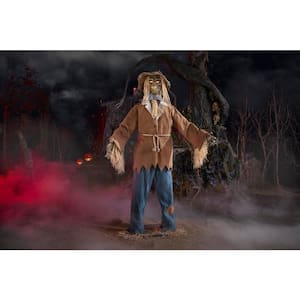 6 ft. Animated LED Snapping Scarecrow