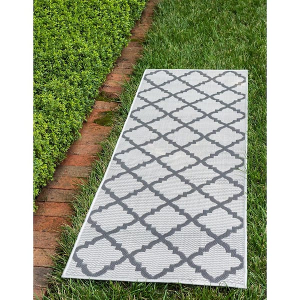 Unique Loom Anti-Slip Rug Pad, Beig/Green, 12x16 ft