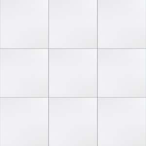 Adella White 18 in. x 18 in. Matte Porcelain Floor and Wall Tile (742.5 sq. ft./Pallet)