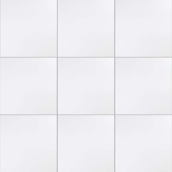 Adella White 18 in. x 18 in. Matte Porcelain Floor and Wall Tile (742.5 sq. ft./Pallet)