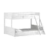 Hillsdale Furniture Capri Twin/Full Bunk Bed, White 7173TFBB - The Home ...