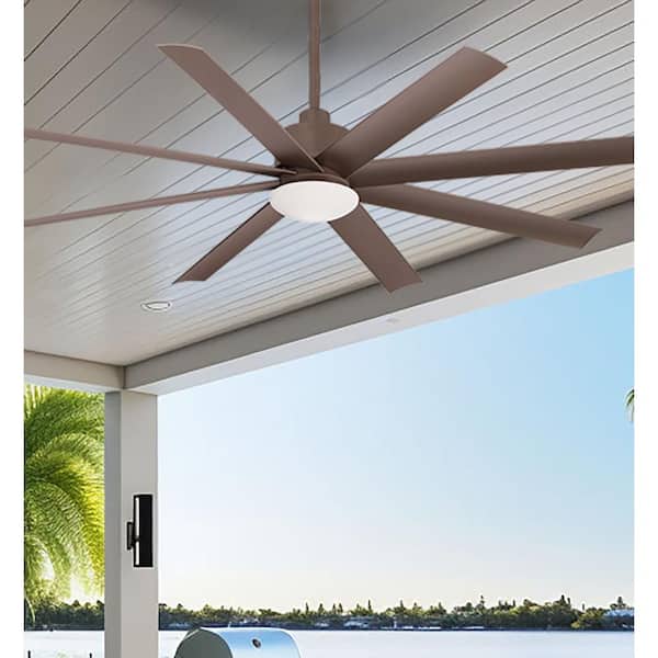 MINKA-AIRE Slipstream 65 in. Integrated LED Indoor/Outdoor Oil