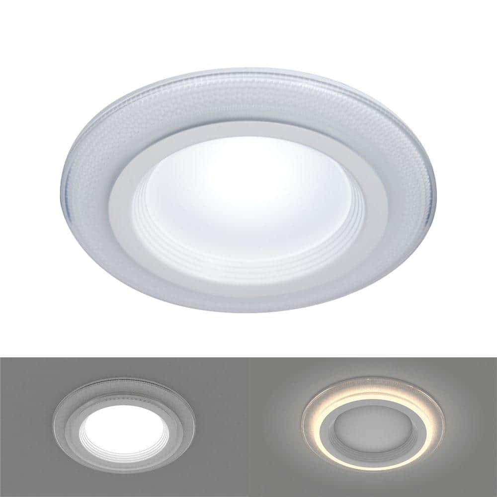 HALO RL4-DM 4 in. White New Construction Integrated LED Recessed Night ...