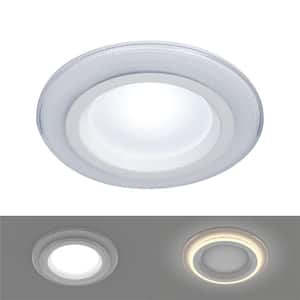 RL4-DM 4 in. White New Construction Integrated LED Recessed Night Light Retrofit Module Kit w/Selectable CCT 750 Lumens