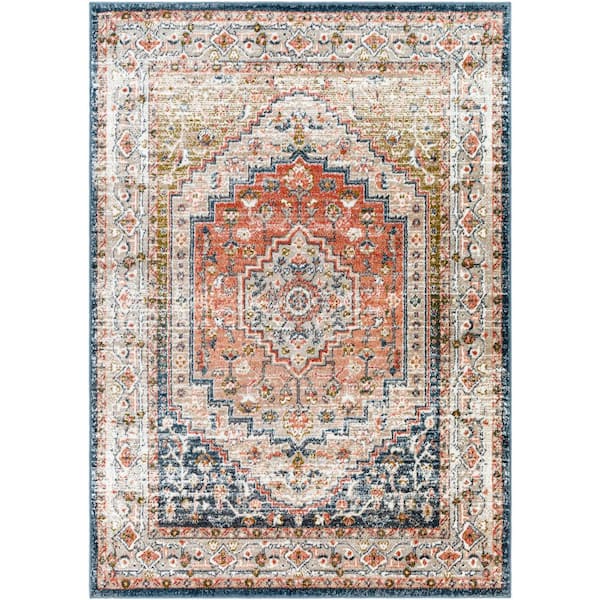 Artistic Weavers Kassidy Burnt Orange 9 ft. x 12 ft. Traditional Indoor Area Rug