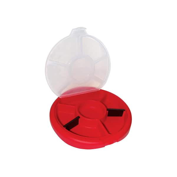 Reviews for BUCKET BOSS 12.25 in. 5 Gal. Bucket Plastic Seat Lid Small  Parts Organizer in Red