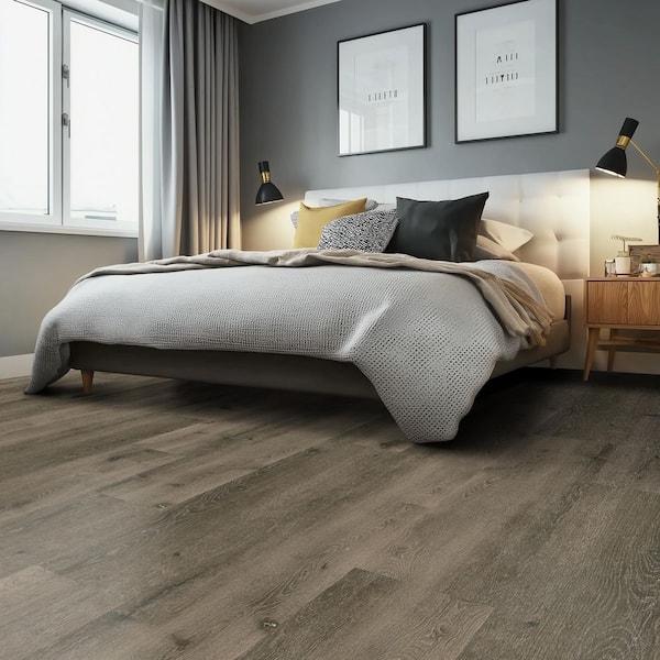 Grey Wolfe American Ash 22 MIL x 9 in. W x 48 in. L Click Lock Waterproof Luxury Vinyl Plank Flooring 23.95 sq. ft./Case